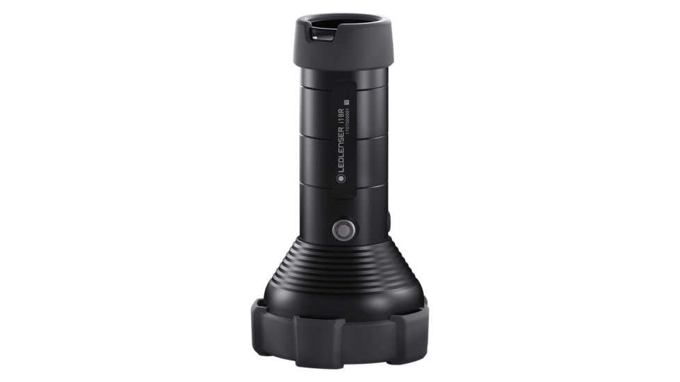 LED Lenser I18R Li-Ion Rechargeable 3x LED Flashlight, 3000 Lumens, Box, Black, 880425