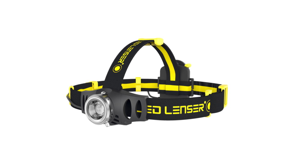 LED Lenser IH6R Li-Ion Rechargeable LED Headlamp, 200 Lumens, Box, Black, 880388