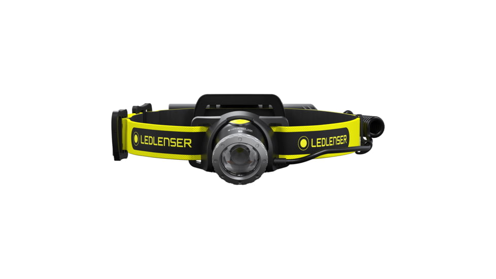 LED Lenser IH8R Li-Ion Rechargeable LED Headlamp, 600 Lumens, Box, Black, 880427