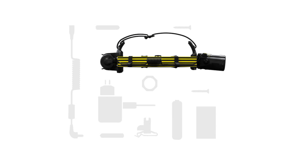 LED Lenser ILH8 3x AA Headlamp, 280 Lumens, Box, Black, 880435
