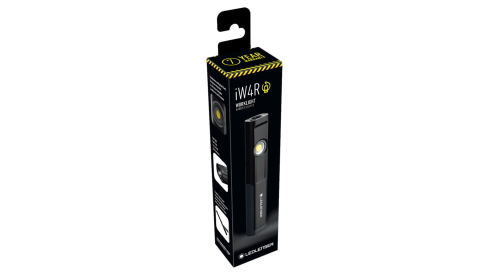 LED Lenser IW4R Li-Ion Rechargeable LED Pocket Work Light, 150 Lumens, Box, Black, 502003