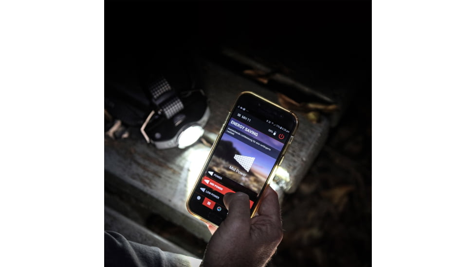 LED Lenser MH11 Li-Ion Rechargeable LED Headlamp, 1000 Lumens, Box, Gray, 880467