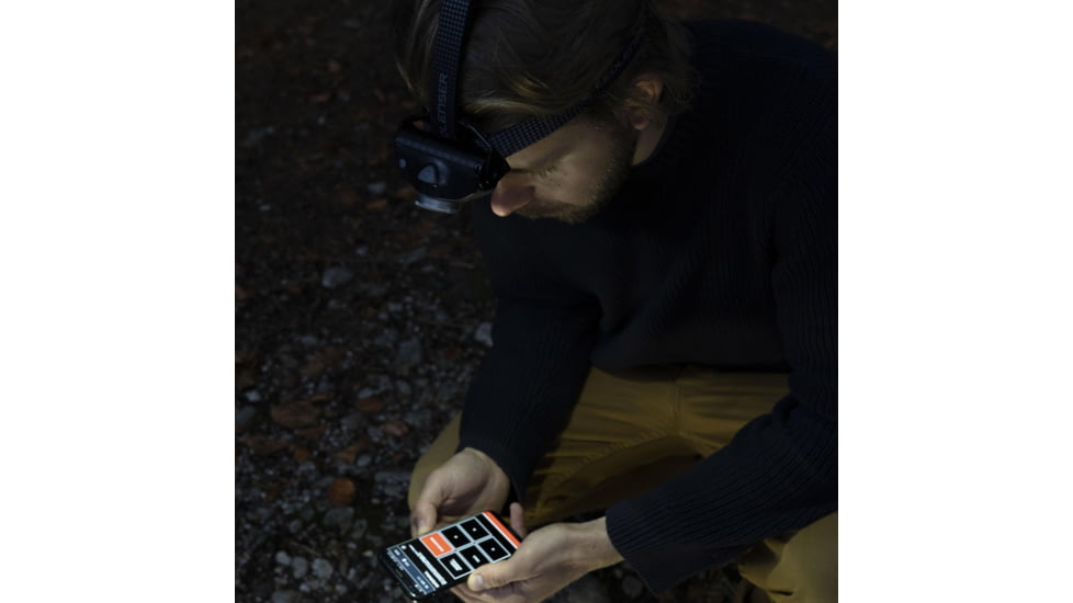 LED Lenser MH11 Li-Ion Rechargeable LED Headlamp, 1000 Lumens, Box, Gray, 880467