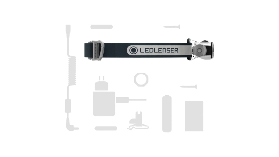 LED Lenser MH5 Li-Ion Rechargeable LED Headlamp, 400 Lumens, Box, Green, 880448