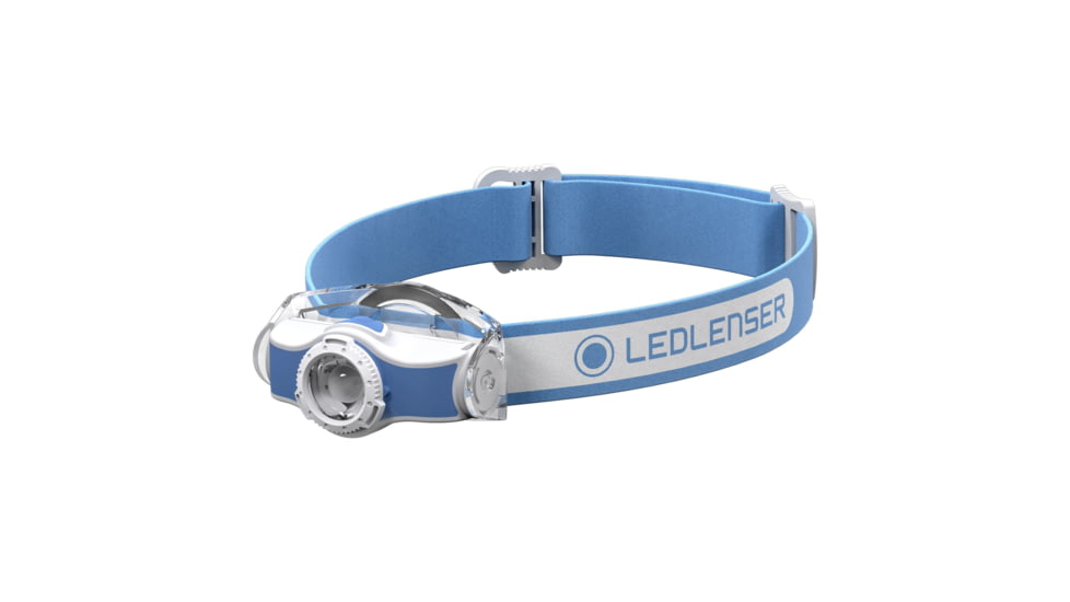 LED Lenser MH5 Li-Ion Rechargeable LED Headlamp, 400 Lumens, Box, Blue, 880451