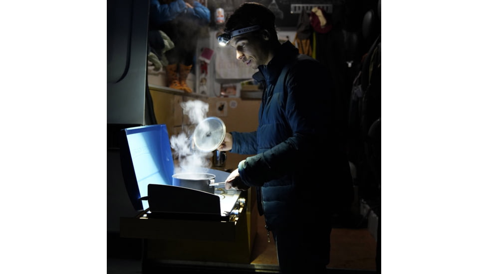 LED Lenser MH7 Li-Ion Rechargeable LED Headlamp, 600 Lumens, Box, Green, 880449