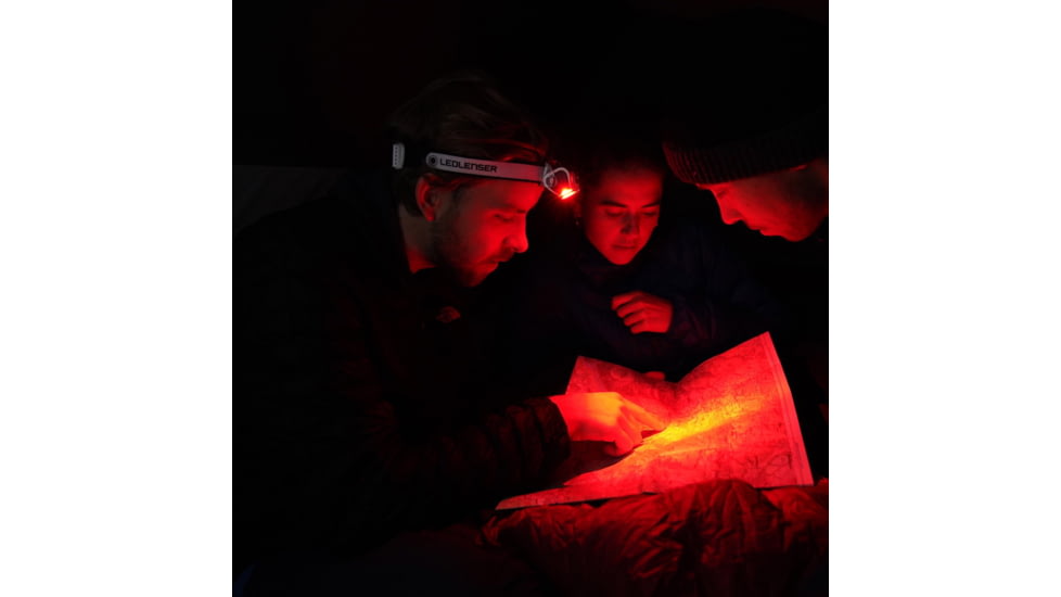 LED Lenser MH7 Li-Ion Rechargeable LED Headlamp, 600 Lumens, Box, Green, 880449