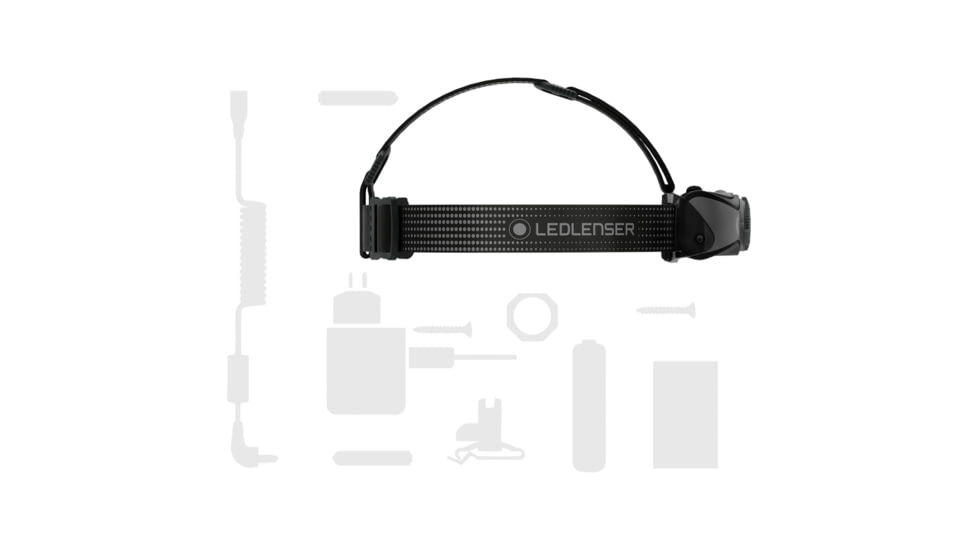 LED Lenser MH7 Li-Ion Rechargeable LED Headlamp, 600 Lumens, Box, Green, 880449