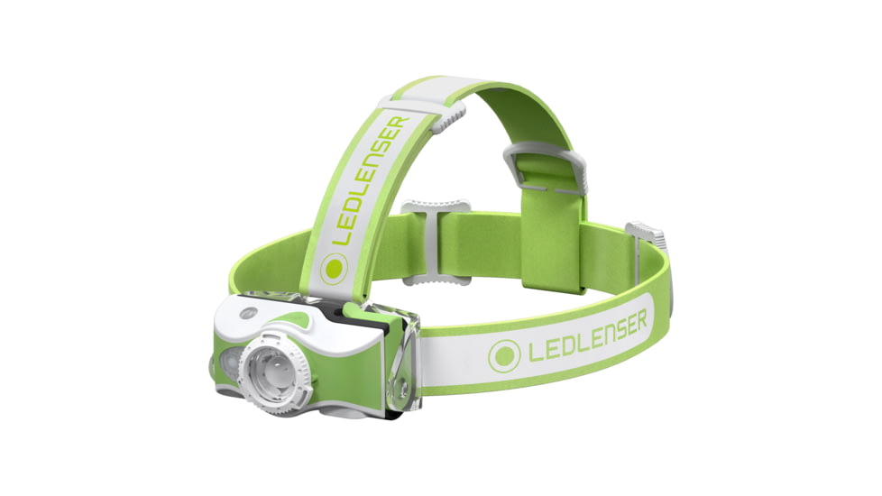 LED Lenser MH7 Li-Ion Rechargeable LED Headlamp, 600 Lumens, Box, Green, 880449