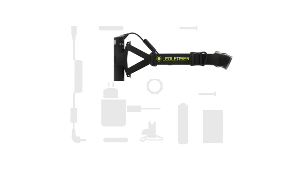 LED Lenser NEO10R Li-Ion Rechargeable LED Headlamp, 600 Lumens, Box, Blue, 880463