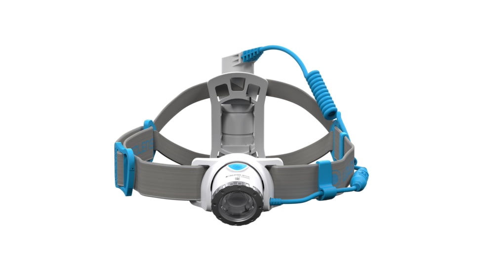 LED Lenser NEO10R Li-Ion Rechargeable LED Headlamp, 600 Lumens, Box, Blue, 880463