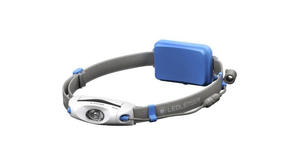 LED Lenser NEO6R Li-Ion Rechargeable LED Headlamp, 240 Lumens, Box, Blue, 880459