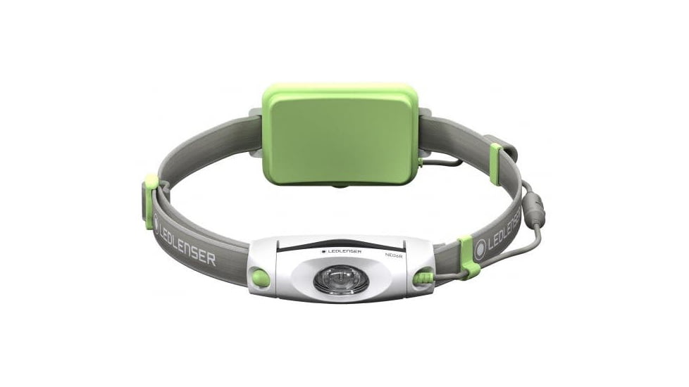 LED Lenser NEO6R Li-Ion Rechargeable LED Headlamp, 240 Lumens, Box, Green, 880460