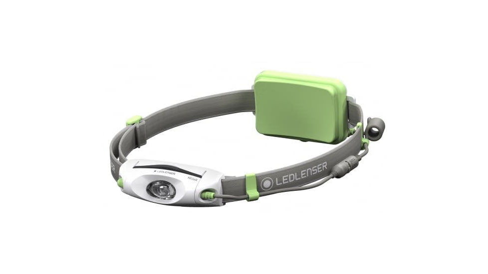 LED Lenser NEO6R Li-Ion Rechargeable LED Headlamp, 240 Lumens, Box, Green, 880460