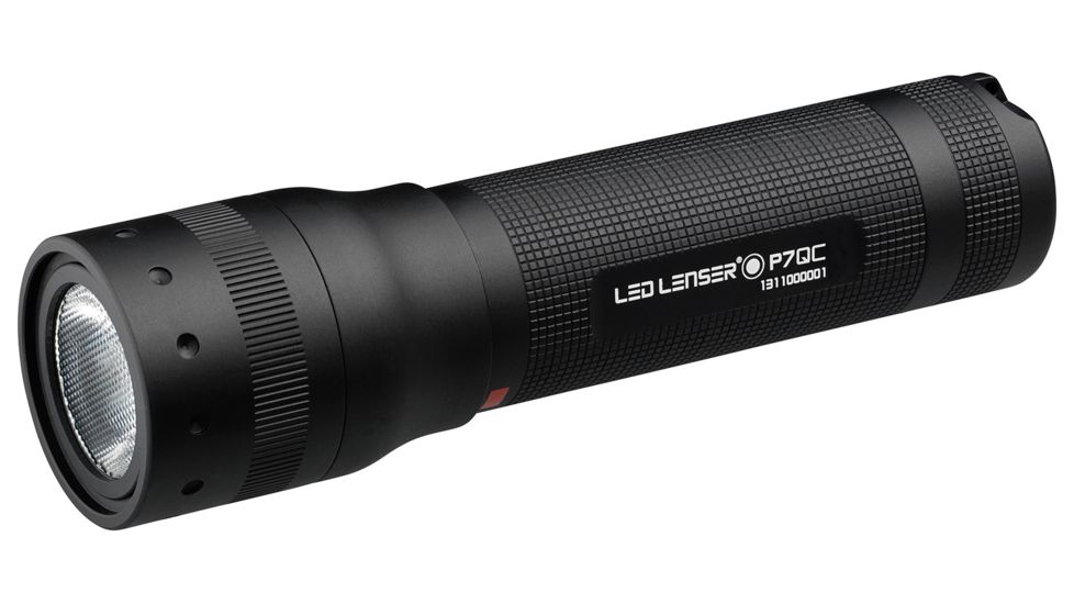 LED LENSER P7Qc 4 Color Flashlight, BLACK 880165