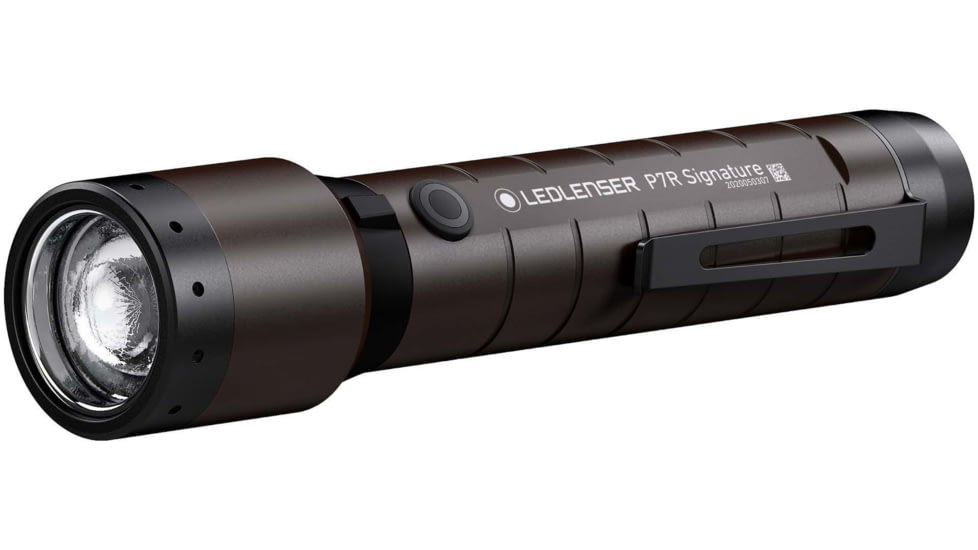 LED Lenser P7R Signature Flashlight, Li-ion 3.7V, Black, 880523