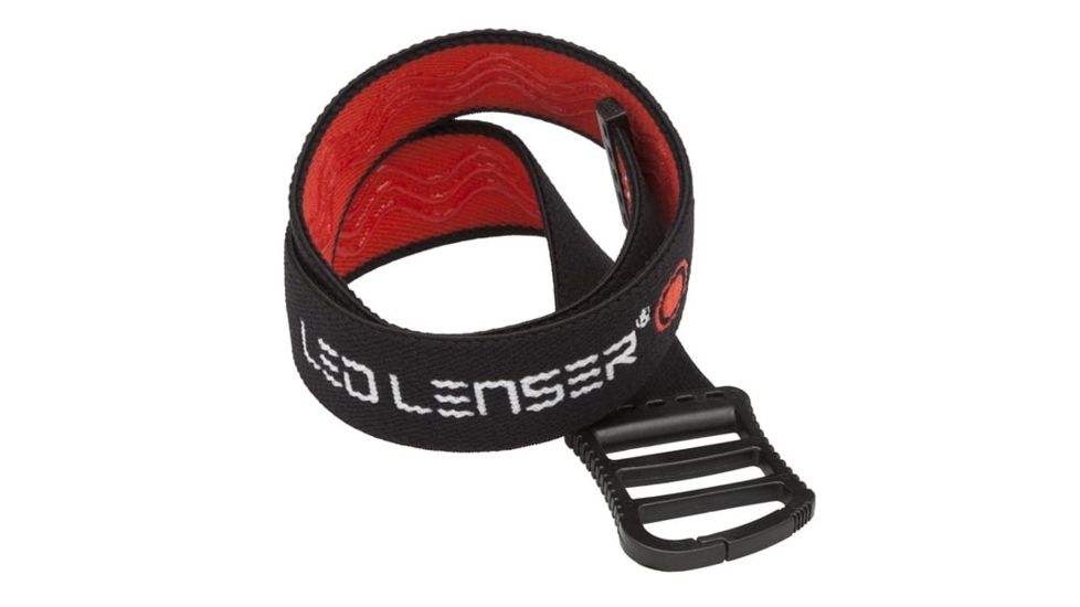 LED Lenser Replacement Head Strap H7.2/H7R.2, Rubberized Back, Black 880351