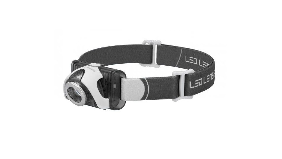 LED Lenser SEO5 3x AAA White/ Red LED Headlamp, 180 Lumens, Box, Gray, 880301
