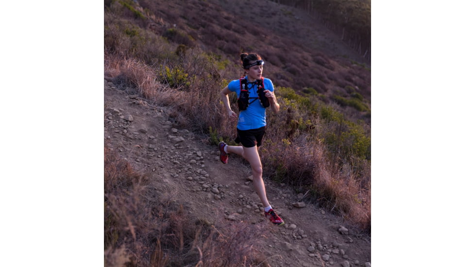 LED Lenser SEO5 3x AAA White/ Red LED Headlamp, 180 Lumens, Clamshell, Red, 880304