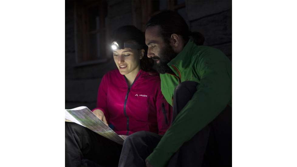 LED Lenser SEO5 3x AAA White/ Red LED Headlamp, 180 Lumens, Clamshell, Red, 880304