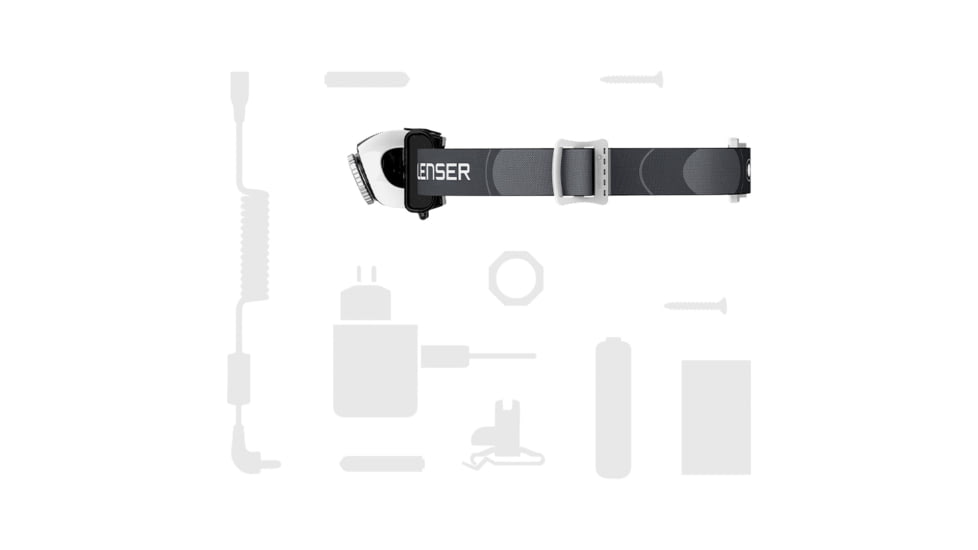 LED Lenser SEO5 3x AAA White/ Red LED Headlamp, 180 Lumens, Clamshell, Red, 880304