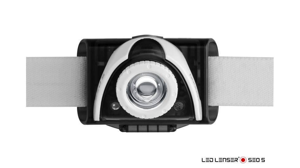 LED Lenser SEO5 Headlamp, Grey 880128