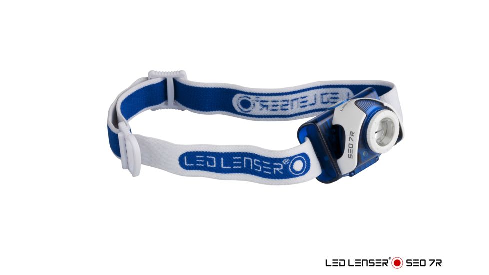 LED Lenser SEO7R Headlamp, Blue 880132