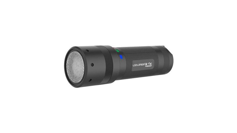 LED LENSER T2QC Quad Color 140Lumen Flashlight, BLACK 880291