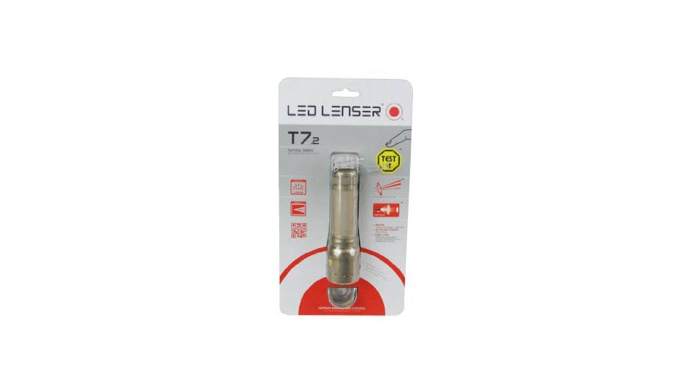 LED Lenser T7.2 Flashlight, Tan 81-1636