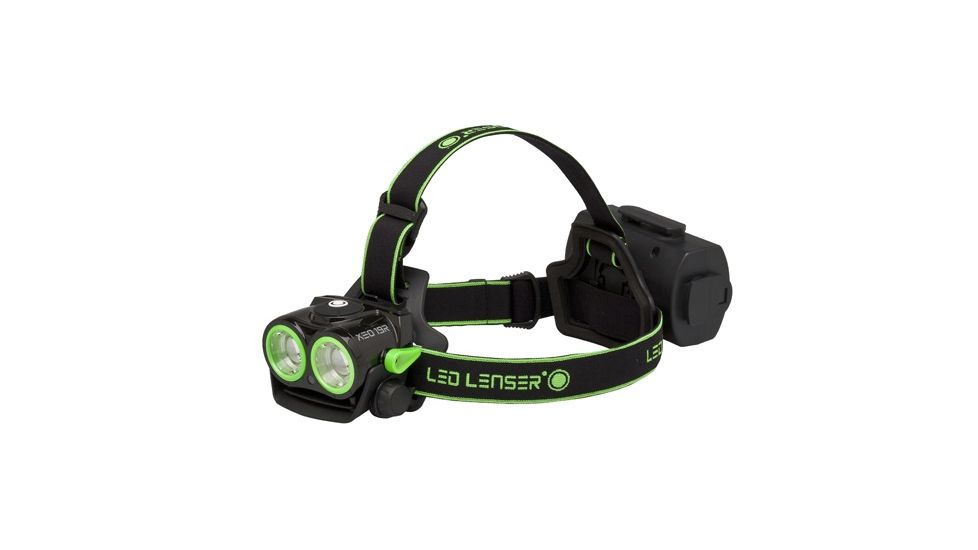 LED Lenser XEO19R COM Headlamp, Green 880356