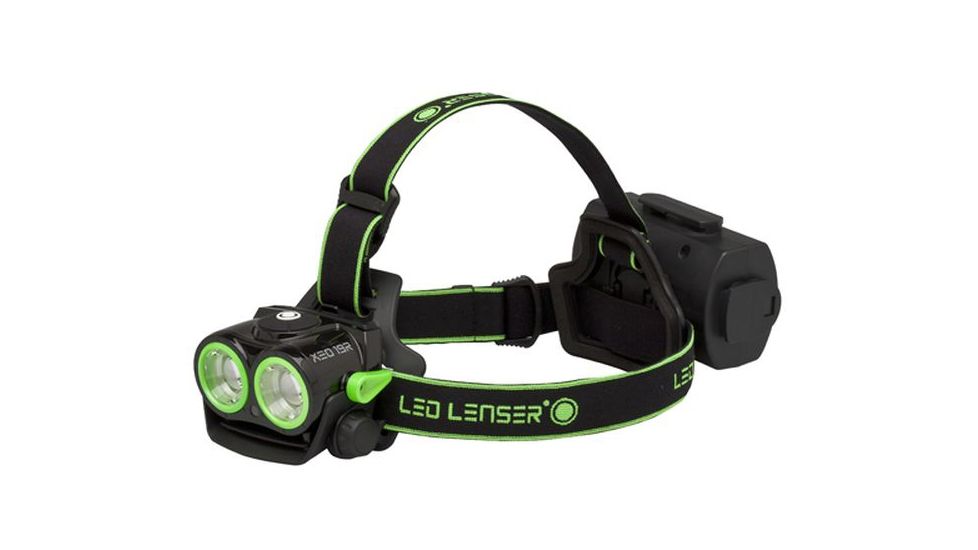 LED LENSER Xeo19R LED 2000Lumens HeadLamp, GREEN, RECHARGEABLE 880257
