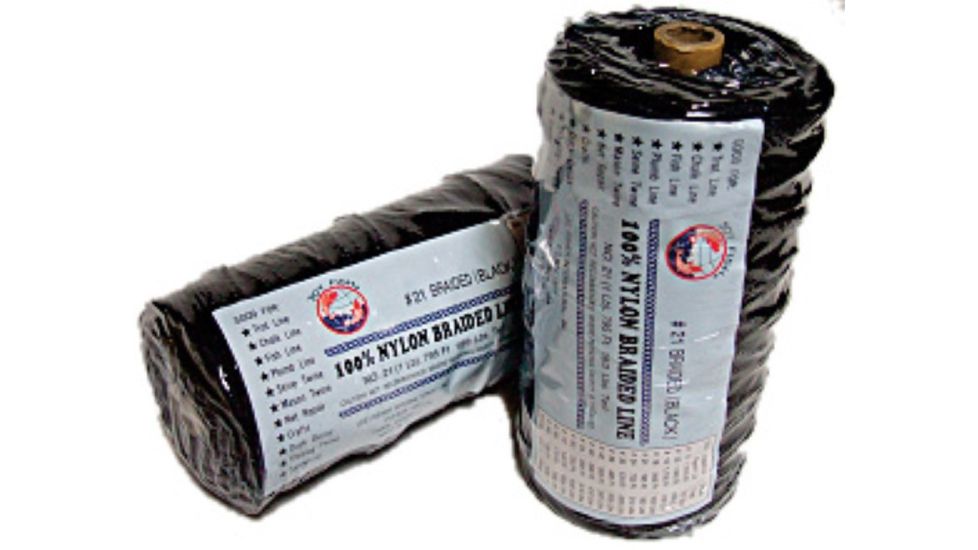 Lee Fisher International Size 96 1 lb Braided Twine Black 135 Ft 720 Test 123496