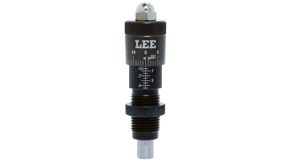 Lee Precision Micrometer Factory Crimp Adapter Black/Clear 38 Special Pistol Firearm, 92140