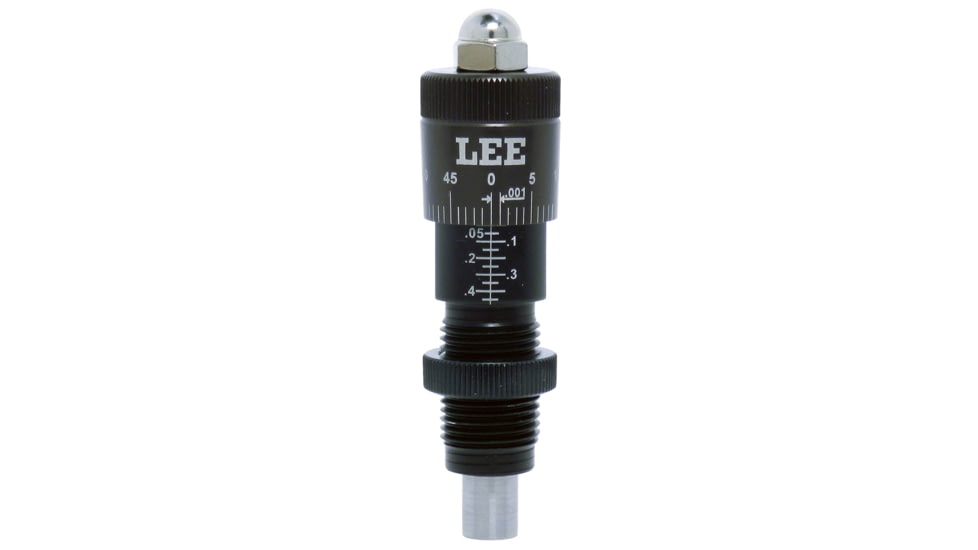 Lee Precision Micrometer Factory Crimp Adapter Black/Clear 44/45 Cal Pistol Firearm, 92162