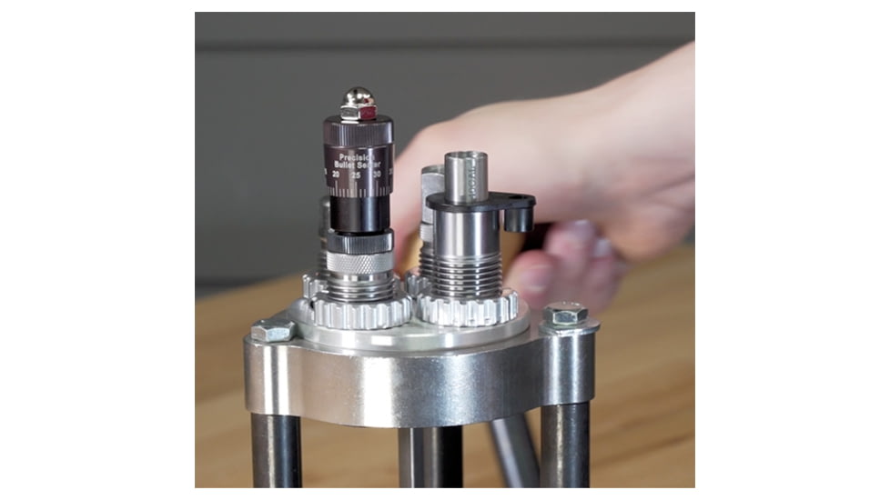 Lee Precision Micrometer Factory Crimp Adapter Black/Clear 44/45 Cal Pistol Firearm, 92162