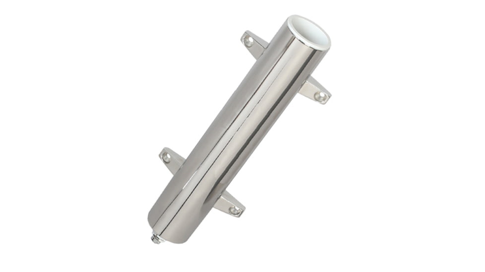 Lee's Tackle Stainless Steel Heavy Duty Bulkhead Mount w/ Swivel Base - Extra Long 2.25" OD X 14.5" Tube 31161