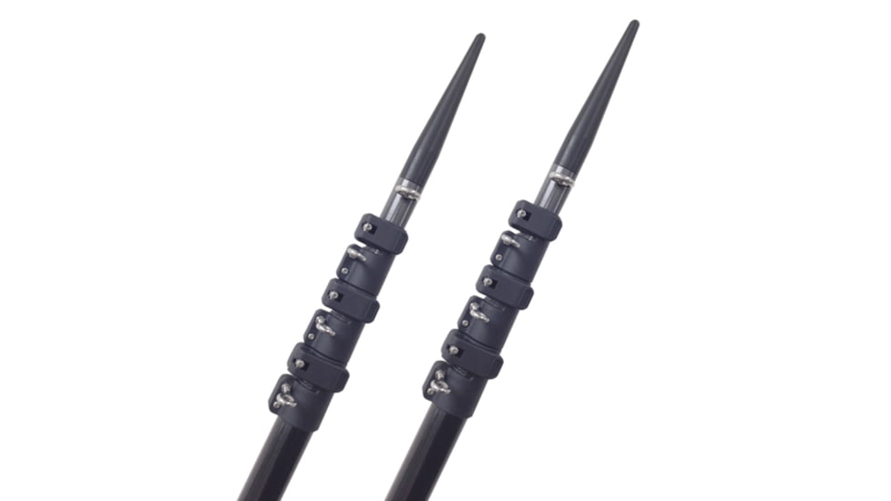 Lees Tackle 24 Telescoping Carbon Fiber Outrigger Poles f/Sidewinder Mounts, CT3924