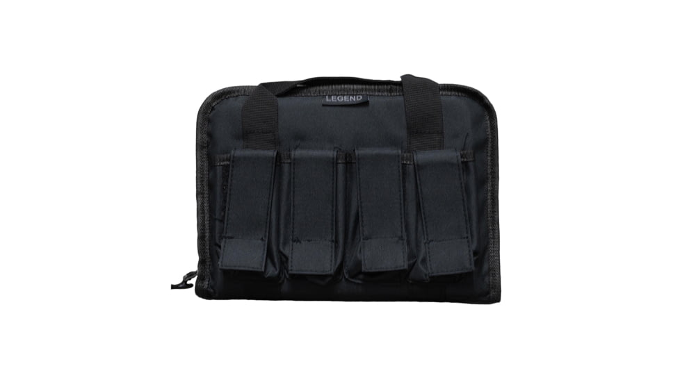 Legend Outdoor Gear Pegasus Tactical Pistol Case, 12.5in Long, Black, PEG100-BK