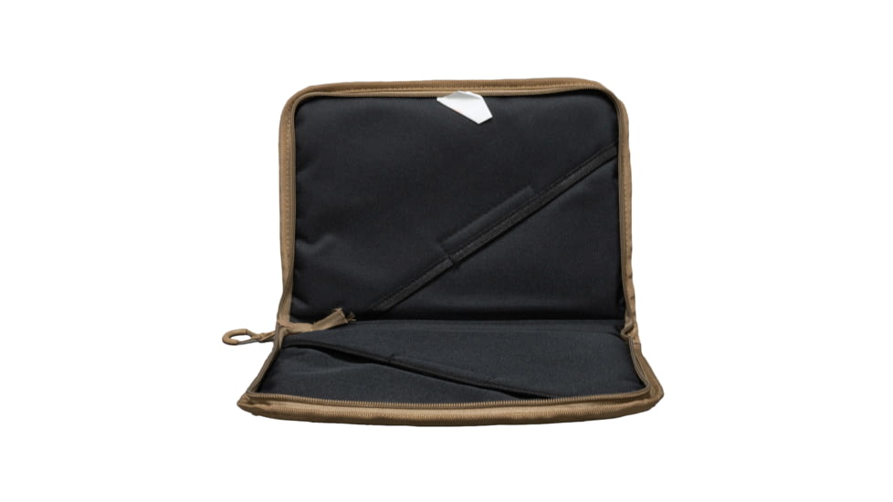 Legend Outdoor Gear Pegasus Tactical Pistol Case, Polyester Construction, 12.5"x1.5"x8", Dark Earth, PEG100-DE