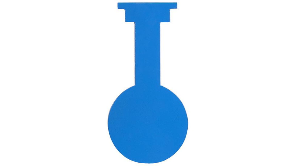 Legion Targets 6in Legion Zone Head Plate 3/8in AR500, Blue, TLG-AC-Z-6H