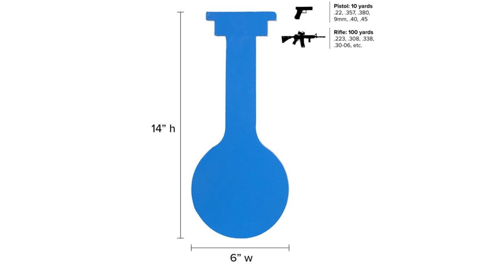 Legion Targets Legion Hostage Complete Kit, Blue/Black, LG-HOST