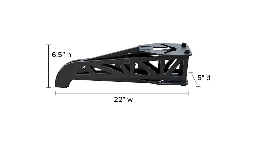Legion Targets Legion Target Base 1/4in AR500, Black, ARB-587