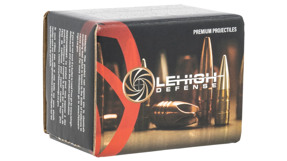 Lehigh Defense Xtreme Penetrator .429 Caliber 220 Grain Fluid Transfer Monolithic (FTM) Centerfire Pistol Bullets, 50 Rounds, 07429220SP