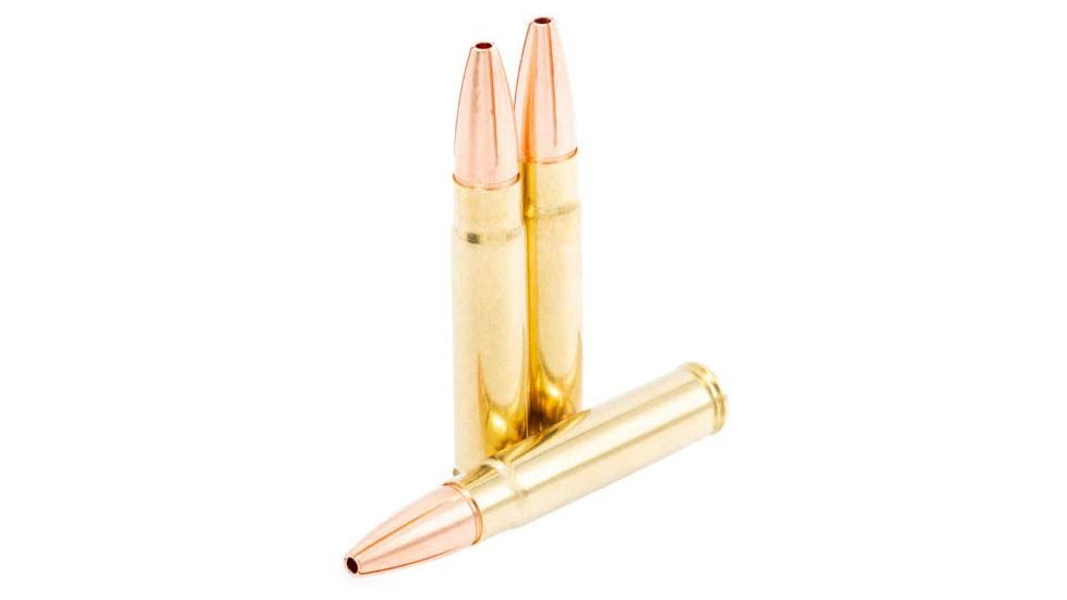 Lehigh Defense 300 HAMR 125 Grain Maximum Expansion Brass Rifle Ammo, 20 Rounds, 2350 Velocity, LA300HMR-125-ME-12-13