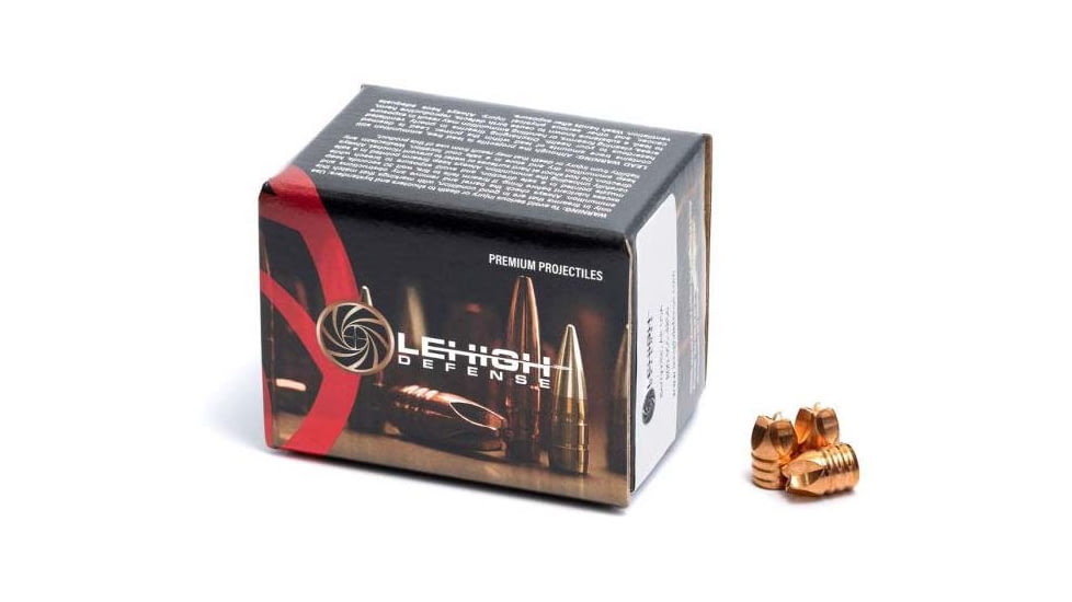 Lehigh Defense Pistol Bullets, .452 Caliber, 135 Grain, Xtreme Defense, 50 Bullets, 09452135SP-452CAL