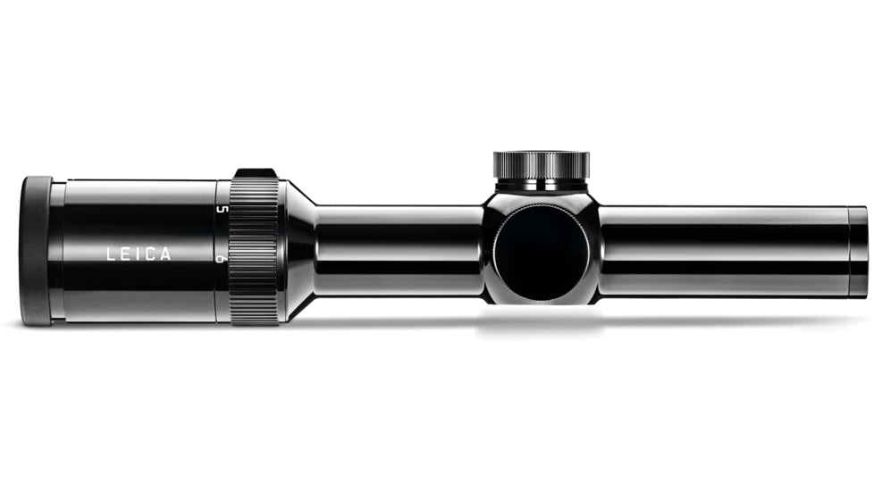 Leica 1-6x24i Fortis Glossy Riflescope, 30 mm Tube, Second Focal Plane, L-4a, Black, 50049