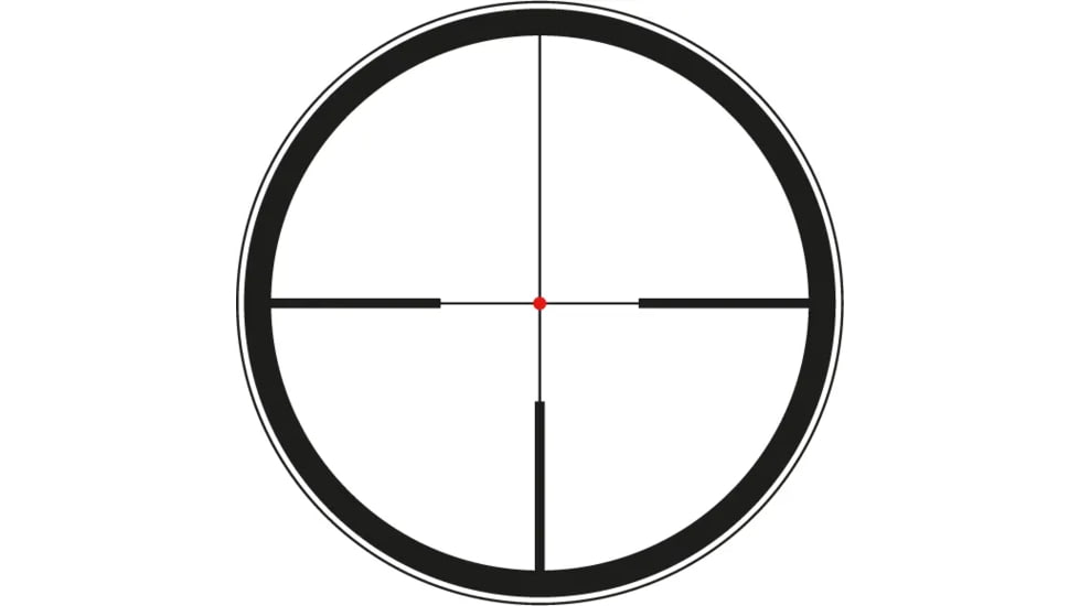 Leica 1-6x24i Fortis Glossy Riflescope, 30 mm Tube, Second Focal Plane, L-4a, Black, 50049