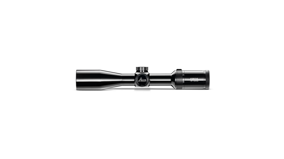 Leica 1.8-12x42i Fortis Glossy Riflescope, 30mm Tube, Second Focal Plane, L-4a, Black, 50058