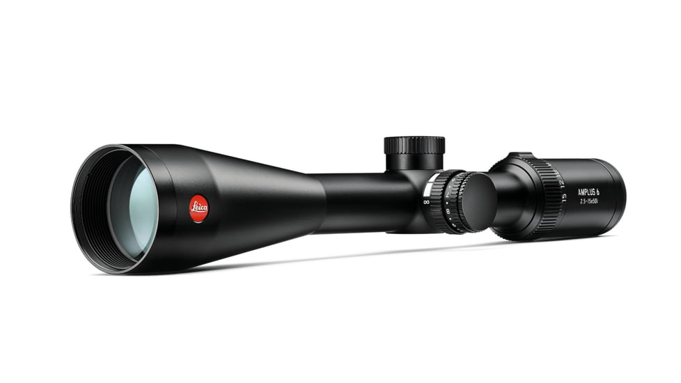 Leica AMPLUS 6 2.5-15x50i Riflescope, 30 mm Tube, Second Focal Plane, L-Ballistic 2 BDC MoA, Black, 50313