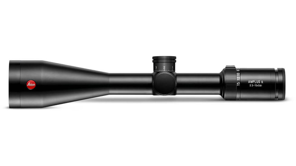 Leica Amplus 6 2.5-15x56i Rifle Scope, Tube 30mm, Second Focal Plane, 4A BDC, 50410